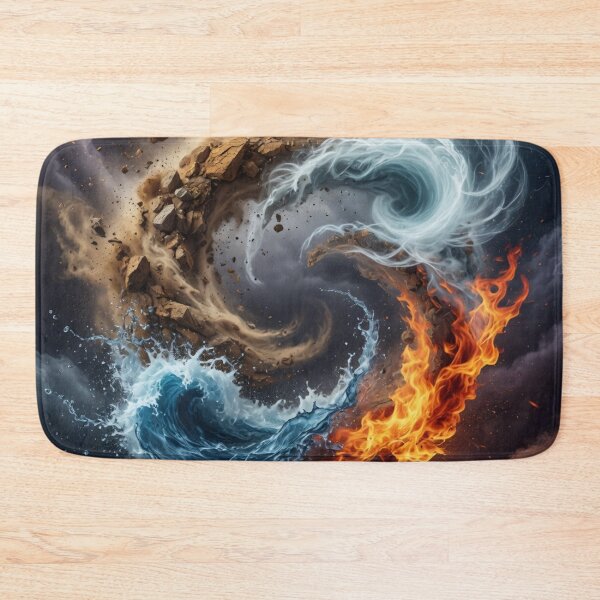 Item preview, Elemental Vortex Fire Water Earth Air designed and sold by Pioneer Spirit Market.