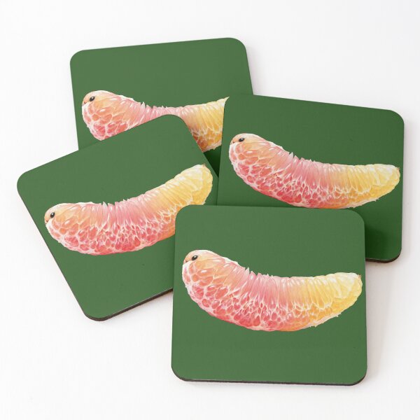 Item preview, Orange segment like a caterpillar! (Digital watercolor) designed and sold by Alan-David.