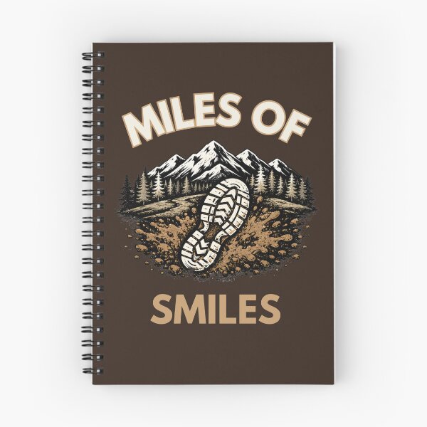 Item preview, Miles Of Smiles | Trail Running Mountain Runner T-Shirt designed and sold by The Hairy Melon.