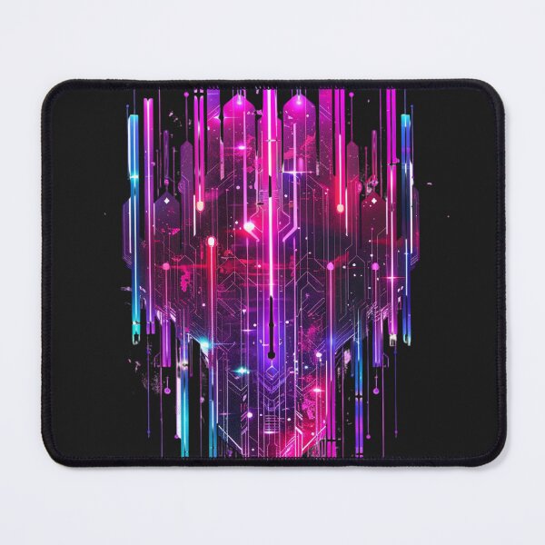 Item preview, Neon Coral Reef Art - Cyberpunk Ocean & LED Design designed and sold by STATIC SOUL.