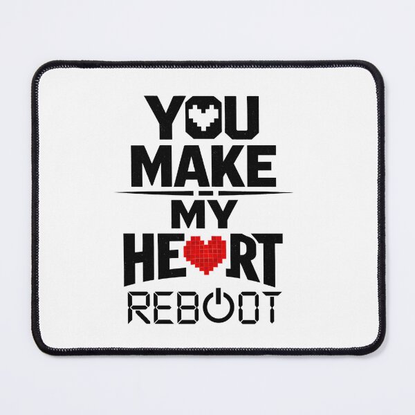 Item preview, You Make My Heart Reboot – Retro Gaming & Tech Valentine Design designed and sold by DesignsCreative.