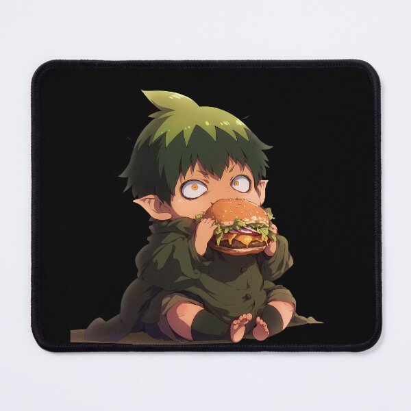Item preview, Anime Amaimon Blue Exorcist Chibi Burger Chaotic Kawaii Green Mischievous Anime Spirit designed and sold by earlobejerk.