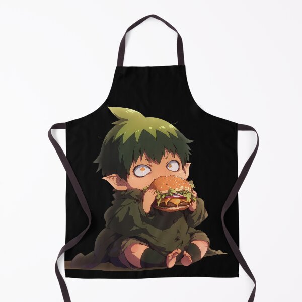 Item preview, Anime Amaimon Blue Exorcist Chibi Burger Chaotic Kawaii Green Mischievous Anime Spirit designed and sold by earlobejerk.