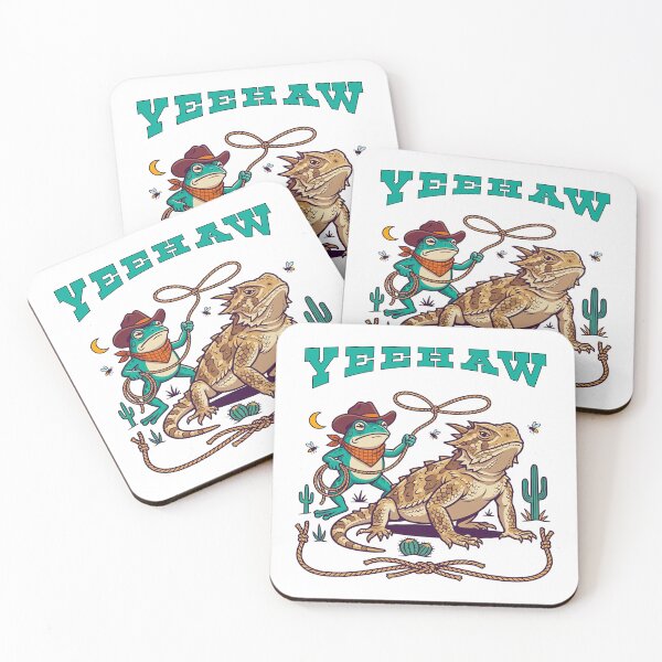 Item preview, Yeehaw Frog And Lizard Cowboy Rodeo designed and sold by TeeARTHY.