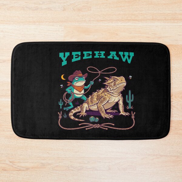Item preview, Yeehaw Frog And Lizard Cowboy Rodeo designed and sold by TeeARTHY.