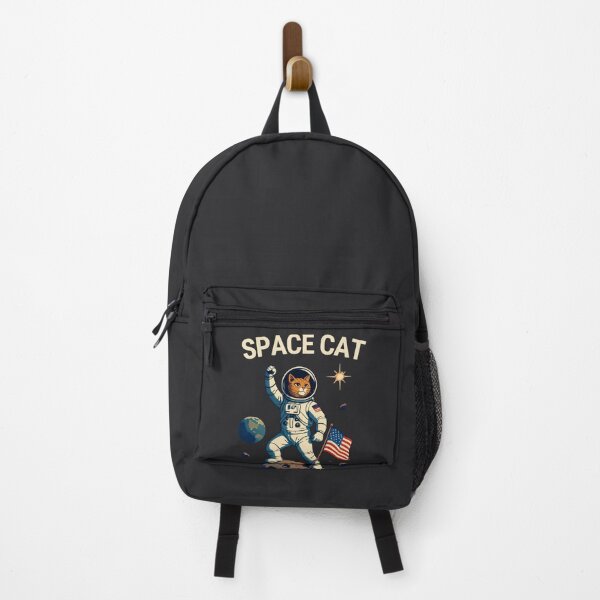 Item preview, Space Cat USA Flag Retro Astronaut designed and sold by NovaCraft.