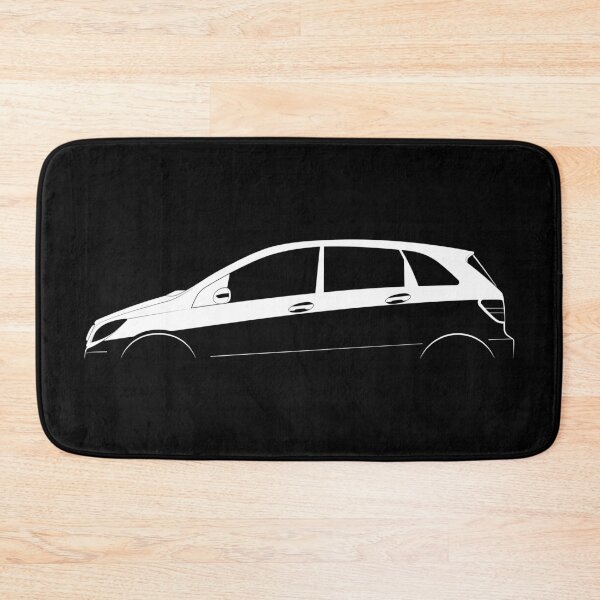 Item preview, B-Class (W245) (White) designed and sold by Car Silhouettes.