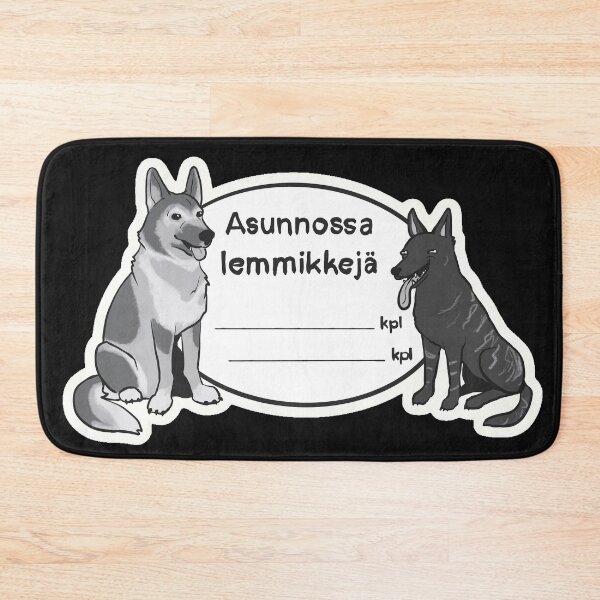 Item preview, Asunnossa lemmikkejä designed and sold by jeimsi.