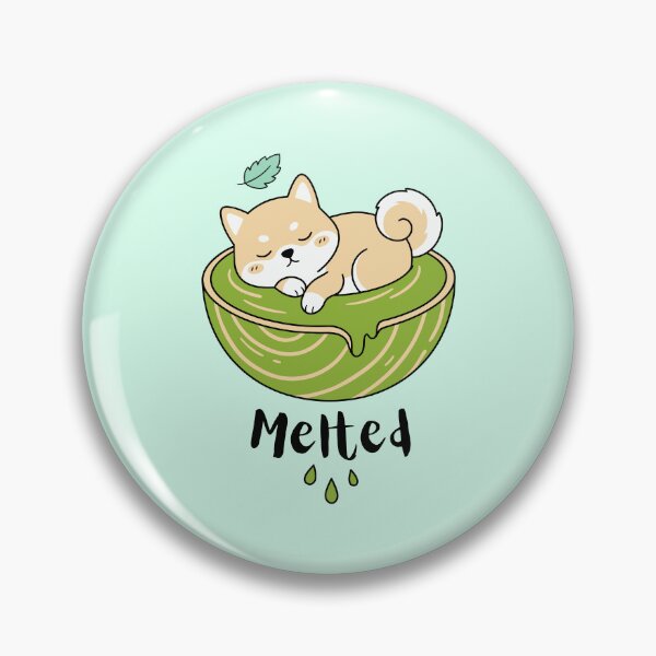 Item preview, Cute Shiba Inu Sleeping in Matcha Tea Bowl designed and sold by Amir Faysal.