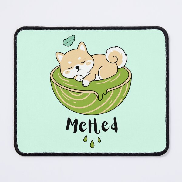 Item preview, Cute Shiba Inu Sleeping in Matcha Tea Bowl designed and sold by Amir Faysal.