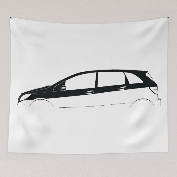 Item preview, B-Class (W245) (Black) designed and sold by Car Silhouettes.