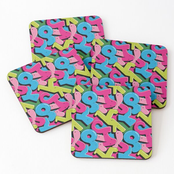 Item preview, Bold Street Art Pattern | Vibrant Graffiti Seamless Repeat designed and sold by Midnight Veil Designs.
