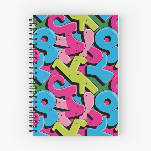 Item preview, Bold Street Art Pattern | Vibrant Graffiti Seamless Repeat designed and sold by Midnight Veil Designs.