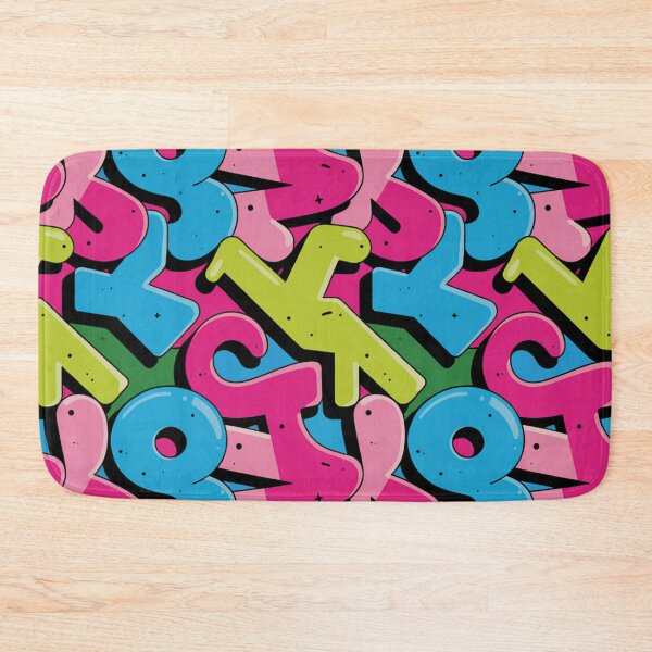 Item preview, Bold Street Art Pattern | Vibrant Graffiti Seamless Repeat designed and sold by Midnight Veil Designs.