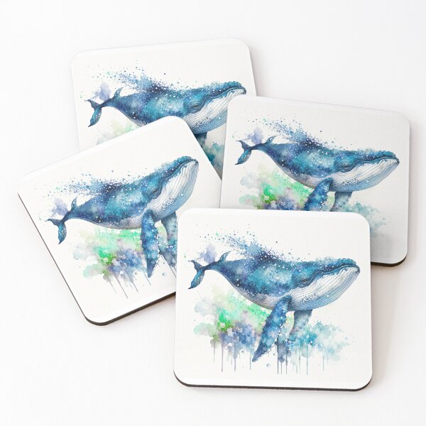 Item preview, ballena azul profunda designed and sold by Deep Blue Ocean.