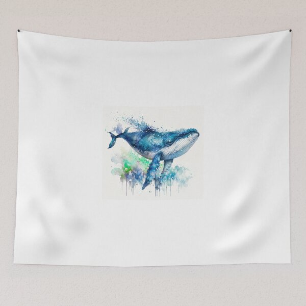 Item preview, Deep blue whale designed and sold by Deep Blue Ocean.