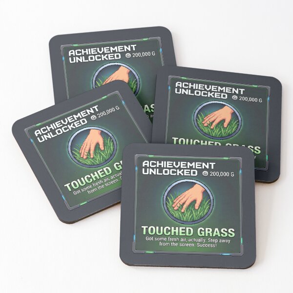 Item preview, Achievement Unlocked: Touched Grass designed and sold by Efdoth-Designs.