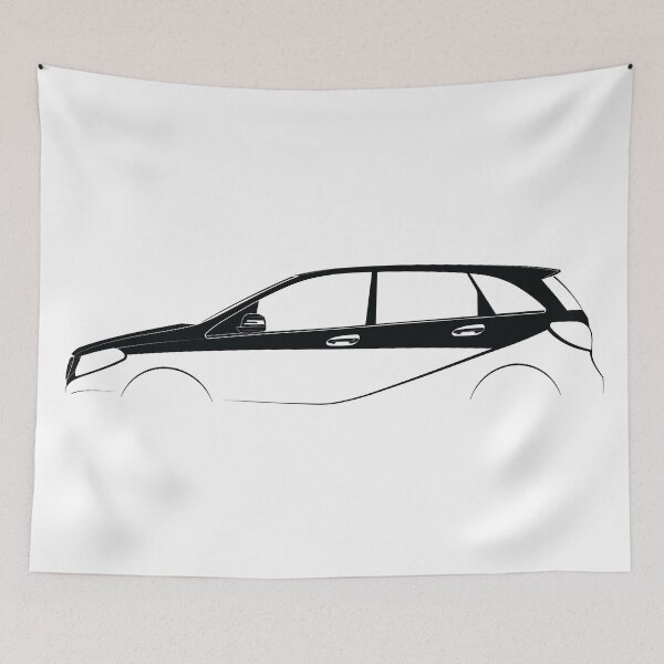 Item preview, B-Class (W246) (Black) designed and sold by Car Silhouettes.