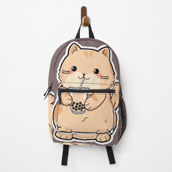 Item preview, Cat holding boba designed and sold by Phongphut.