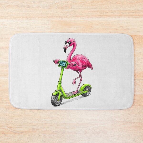 Item preview, Rush Hour Flamingo: Beating the Traffic Jam Art designed and sold by SoulPT.