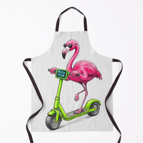 Item preview, Rush Hour Flamingo: Beating the Traffic Jam Art designed and sold by SoulPT.