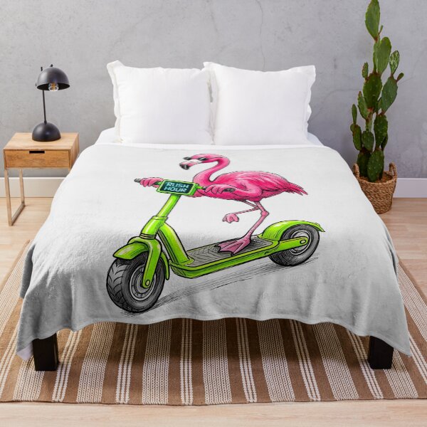 Item preview, Rush Hour Flamingo: Beating the Traffic Jam Art designed and sold by SoulPT.
