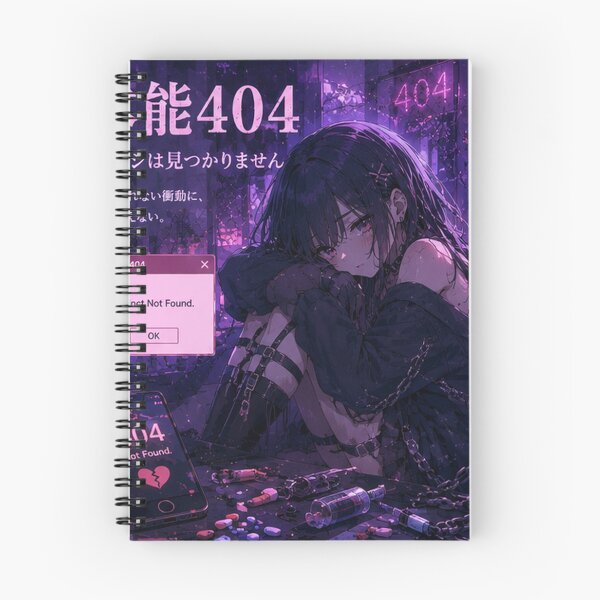 Item preview, Instinct 404 (本能404) - Cyberpunk Anime Error Aesthetic designed and sold by Japan-kanji-ya.