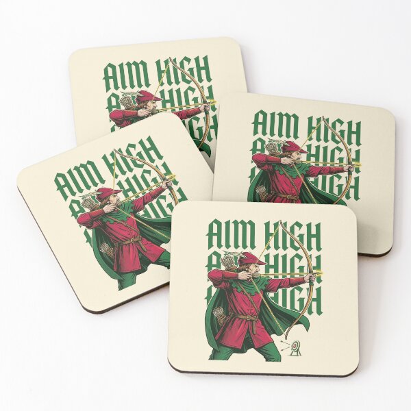 Item preview, Retro Pop Art Medieval Archer Aim High designed and sold by DuckOddity.