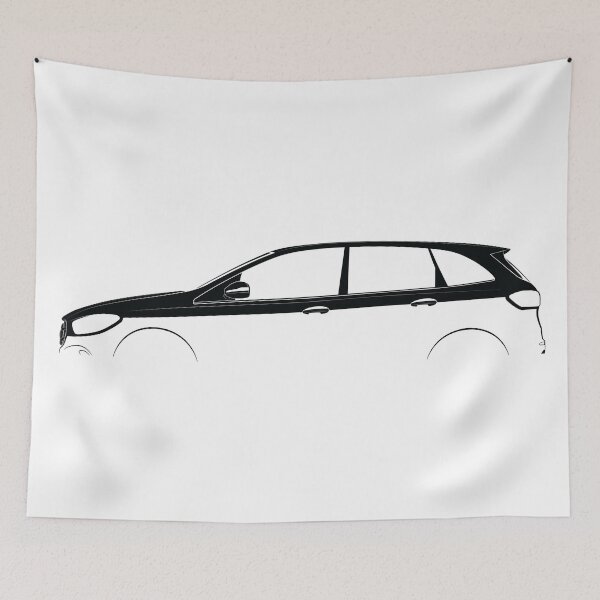 Item preview, B-Class (W247) (Black) designed and sold by Car Silhouettes.