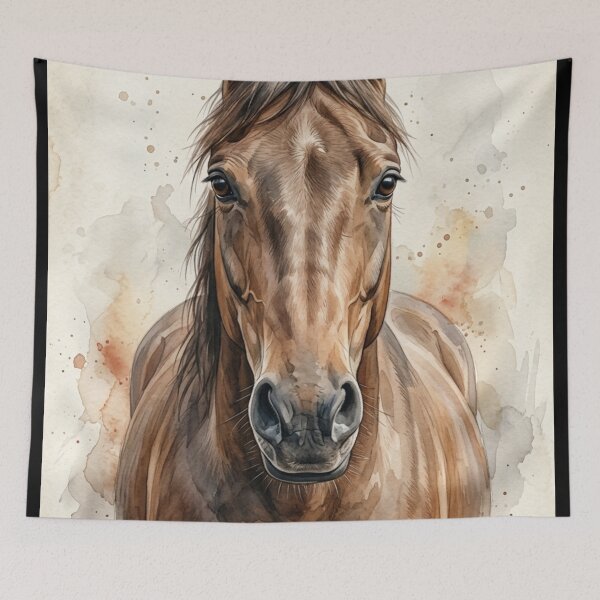 Item preview, HORSE – Majestic Wilderness Animal Illustration designed and sold by OmikronStore.