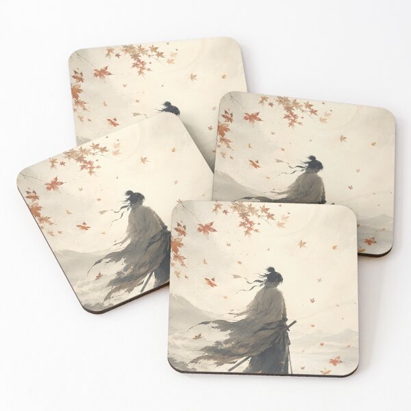 Item preview, Ronin Samurai Autumn Wind designed and sold by Yuzanart-japan.