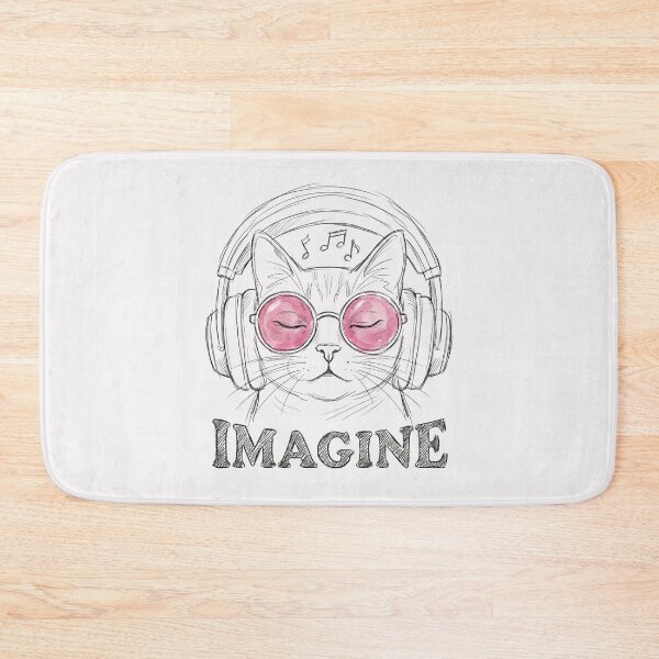 Item preview, Imagine Cat Music Lover Gift for Creative Women designed and sold by PixelQ.