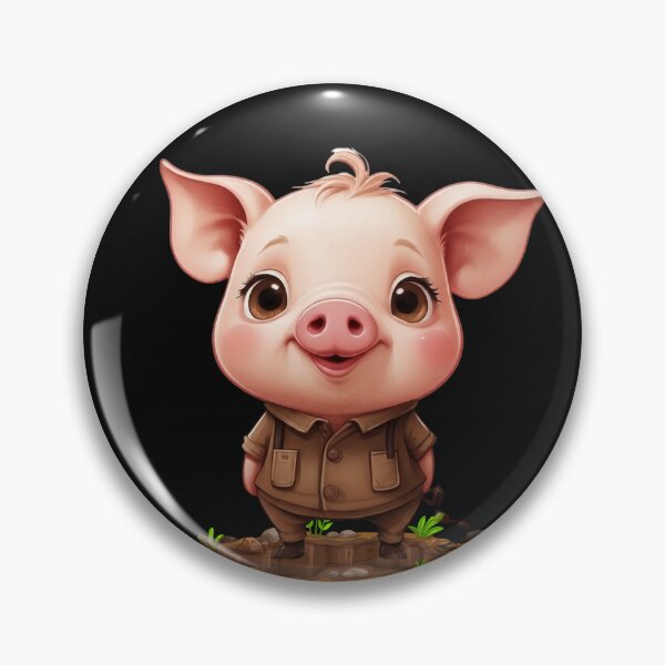 Item preview, The Sweet Little Traveling Pig . designed and sold by NewtBoo.