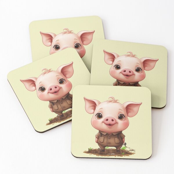 Item preview, The Sweet Little Traveling Pig . designed and sold by NewtBoo.