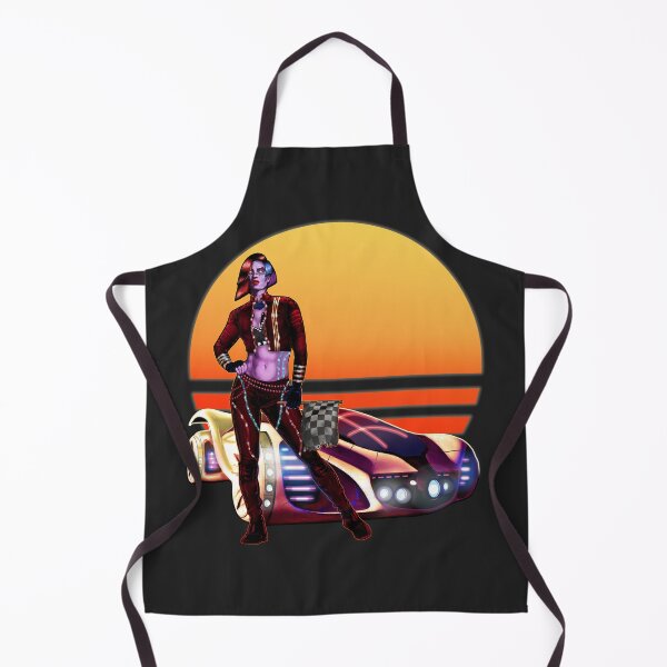 Item preview, Cyberpunk Synthwave Racing Outlaw Girl designed and sold by KArtLab.