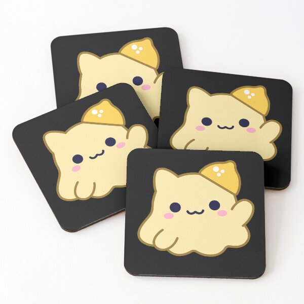 Item preview, Lemmi Yellow Cute Kawaii Cat Octopus Blob designed and sold by MimochiStudio.