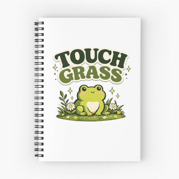 Item preview, Touch Grass Funny Frog Meme Design designed and sold by BlackShopps.