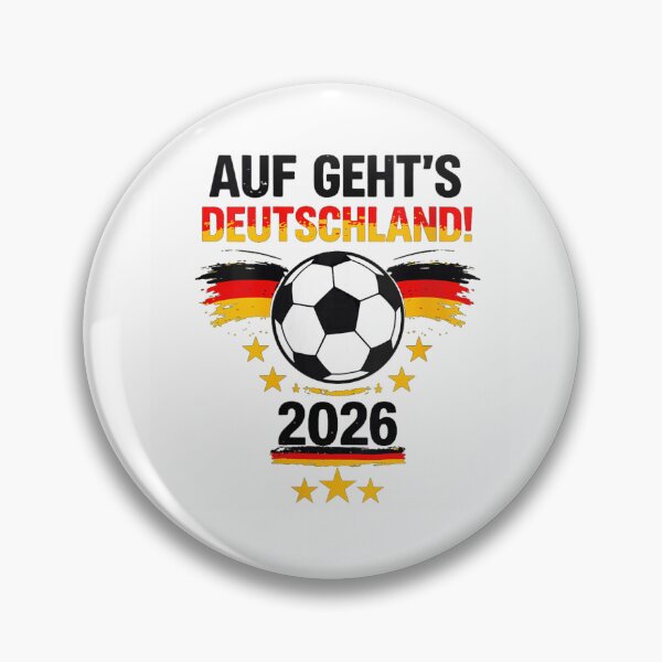 Item preview, Auf Gehts Deutschland Germany Soccer Football Supporter Team Pride 2026 T-Shirt designed and sold by Serene woods.