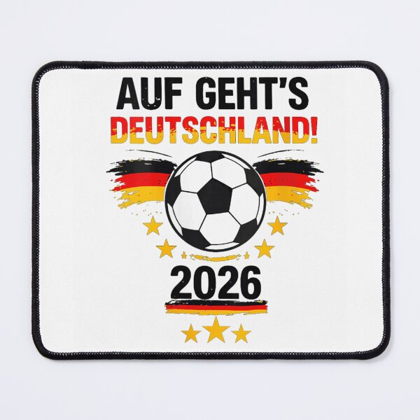 Item preview, Auf Gehts Deutschland Germany Soccer Football Supporter Team Pride 2026 T-Shirt designed and sold by Serene woods.