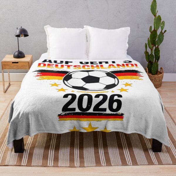 Item preview, Auf Gehts Deutschland Germany Soccer Football Supporter Team Pride 2026 T-Shirt designed and sold by Serene woods.