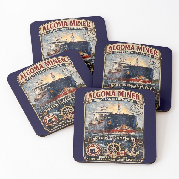 Item preview, Algoma Miner Logo designed and sold by greatlakesimage.