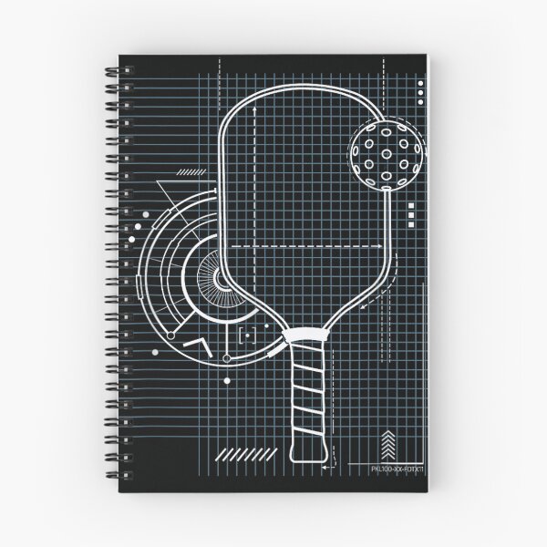 Item preview, Vintage Pickleball Paddle Ball Blueprint Retro Technical Court Sports Aesthetic Tee designed and sold by Serene woods.