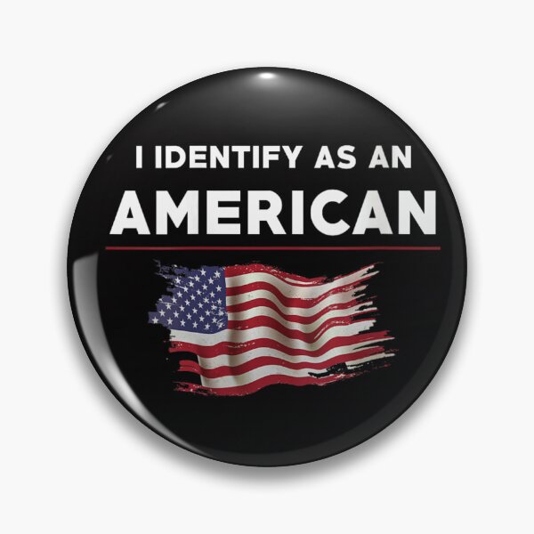 Item preview, I Identify As An American Patriotic Distressed United States Flag T-Shirt designed and sold by Serene woods.