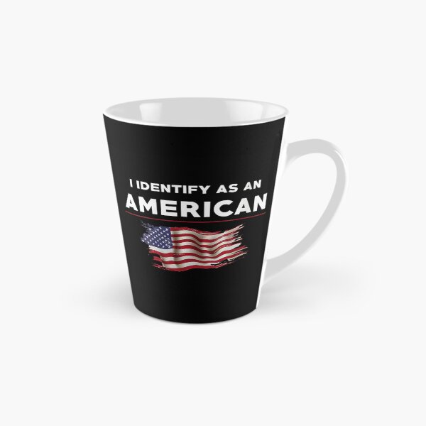 Item preview, I Identify As An American Patriotic Distressed United States Flag T-Shirt designed and sold by Serene woods.