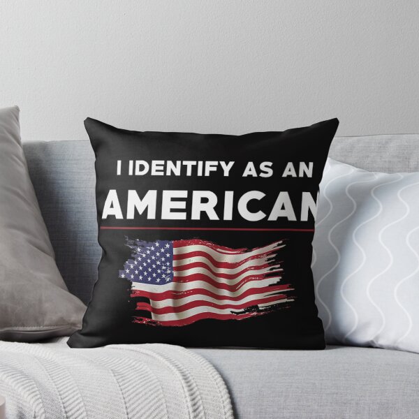 Item preview, I Identify As An American Patriotic Distressed United States Flag T-Shirt designed and sold by Serene woods.