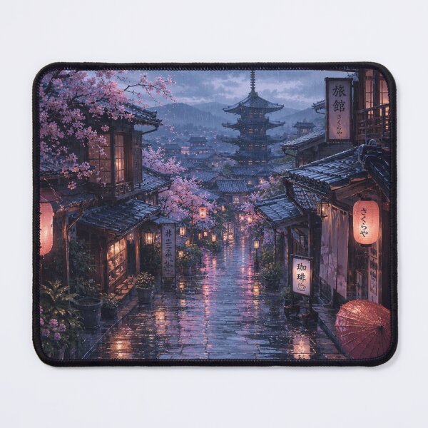 Item preview, Rainy Night in Ancient Japanese Town designed and sold by 0606PM.