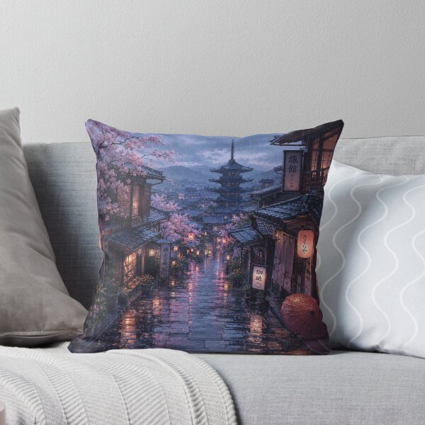 Item preview, Rainy Night in Ancient Japanese Town designed and sold by 0606PM.