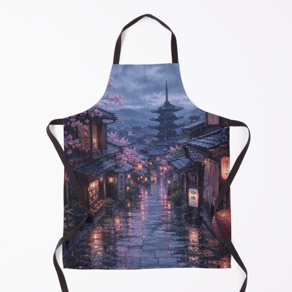 Item preview, Rainy Night in Ancient Japanese Town designed and sold by 0606PM.