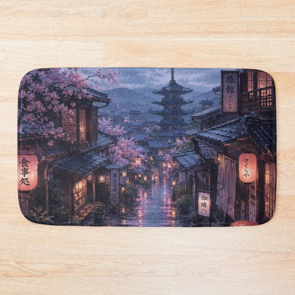 Item preview, Rainy Night in Ancient Japanese Town designed and sold by 0606PM.