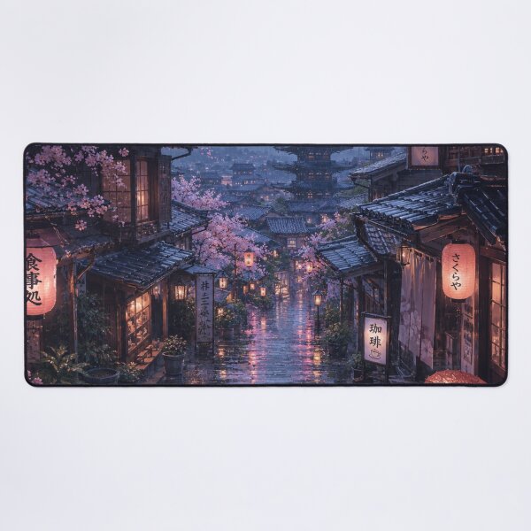 Item preview, Rainy Night in Ancient Japanese Town designed and sold by 0606PM.